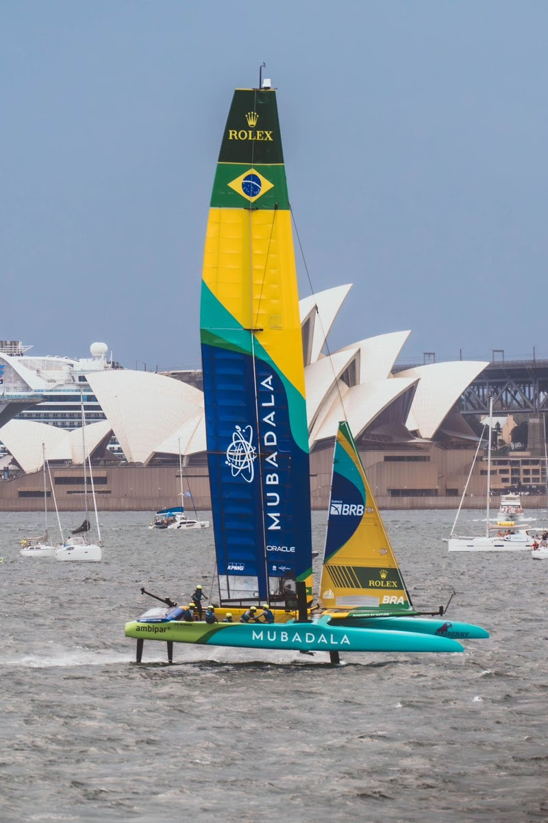 Mubadala Brazil SailGP Team encara etapa desafiadora em Sydney e segue em evolução